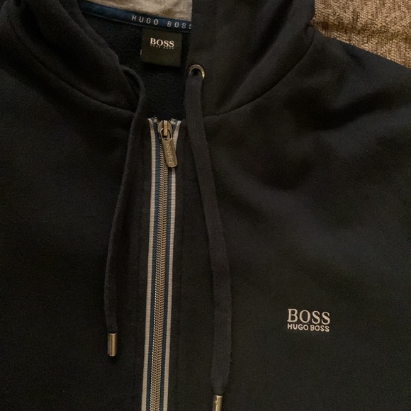 Hugo Boss XL Men’s Zip Up Spring Jacket 70% Cotton / 30% Polyester - Picture 3 of 7